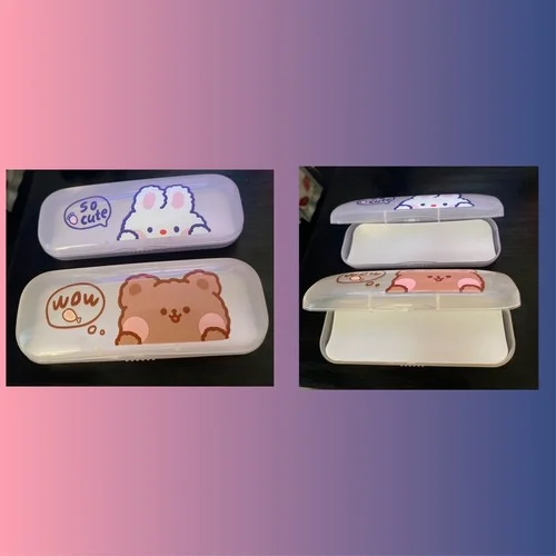 Kids Eyeglass Hard Case Lot Of 2