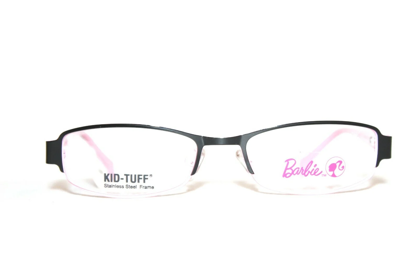 NEW BARBIE KIDS-TUFF GIRLS YOUTH D49 LOL BLACK PINK RX EYEGLASSES 48-16-127 MM 3