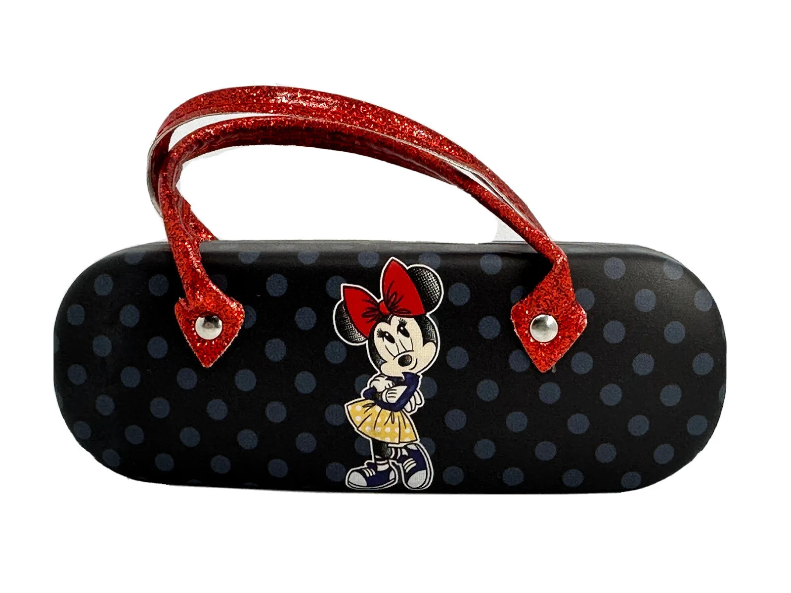 NEW Kid’s Disney Minnie Mouse Clamshell Eyeglasses Case With Handle
