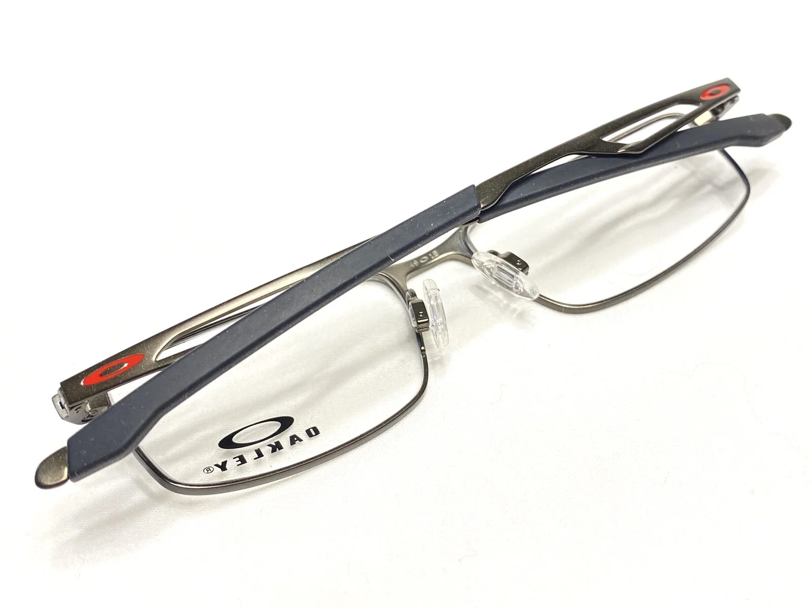 NEW Oakley Barspin XS OY3001-0249 Youth Boys Pewter Eyeglasses Frames 49/15~130 2