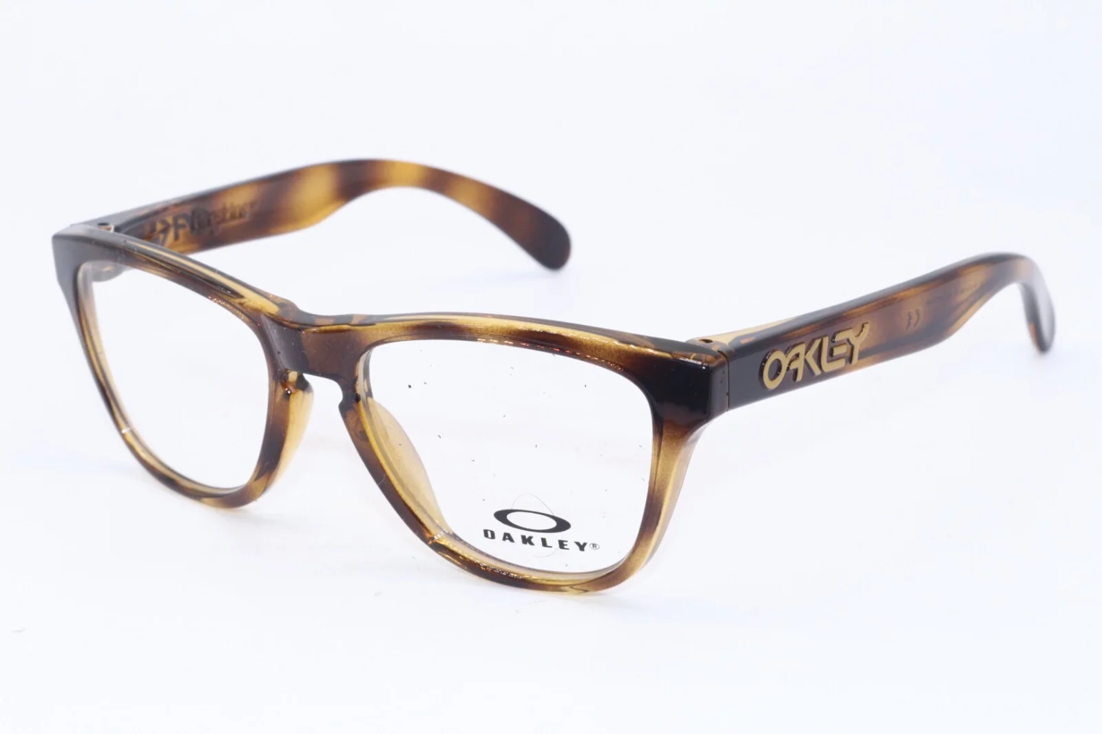NEW OAKLEY YOUTH KIDS OY8009-0746 FROGSKINS HAVANA AUTHENTIC EYEGLASSES 46-15