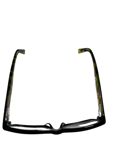 NIKE Youth Eyeglasses Frames 5525 015 Black / Yellow Full Rim With Swoosh Case 3