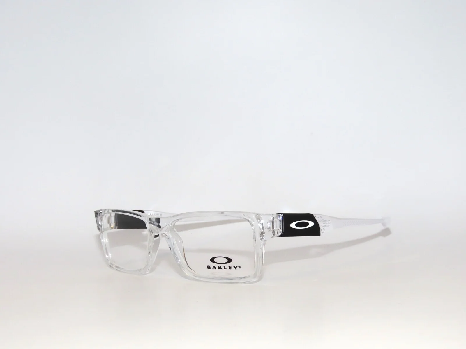 Oakley Double Steal 8020-03 46 Polished Clear Youth Kids Eyeglasses OY8020-0346