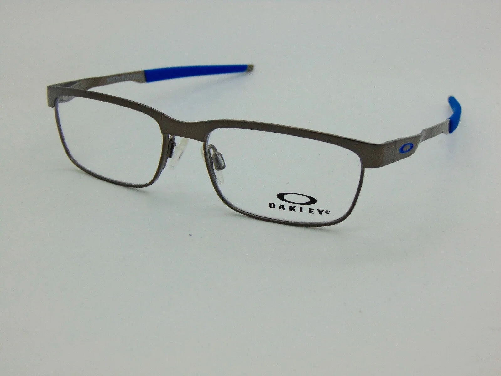 OAKLEY YOUTH STEEL PLATE XS OY3002-0246 Satin Brushed Chrome Kids 46 Eyeglasses