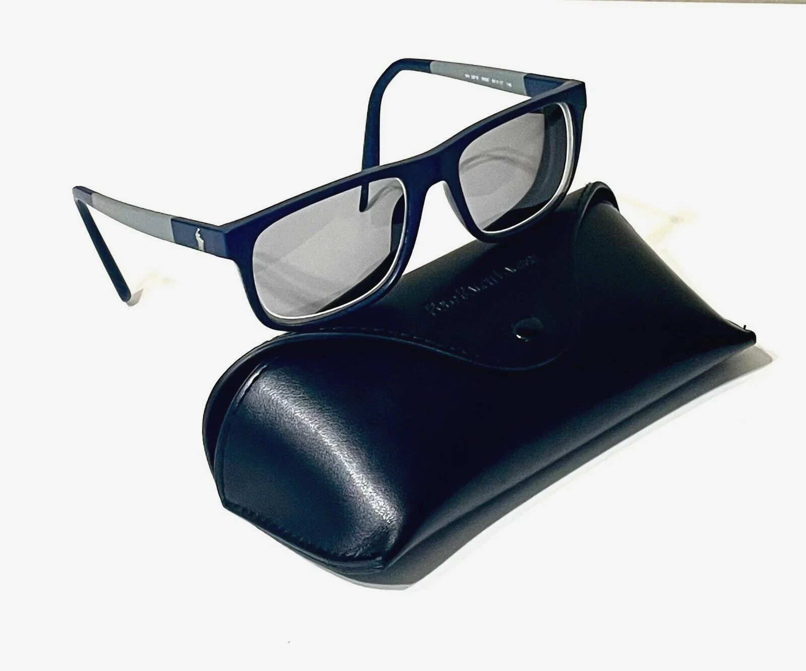 POLO Ralph Lauren Eyeglasses YOUTH Blue Gray Frames Logo W/ Case 54/17 145 2