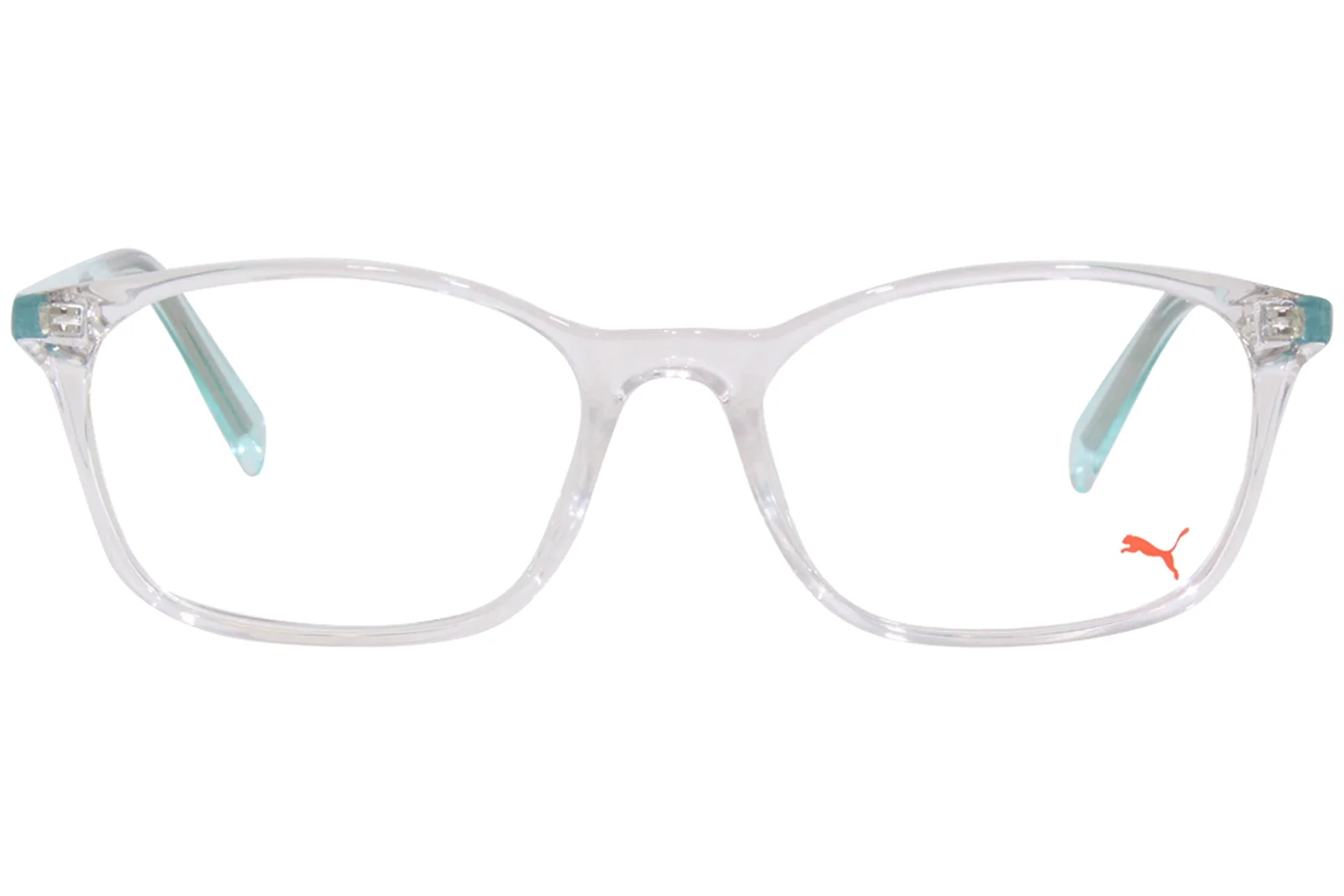 Puma Junior PJ0031O 004 Eyeglasses Youth Crystal/Green FullRim Square Shape 49mm 3