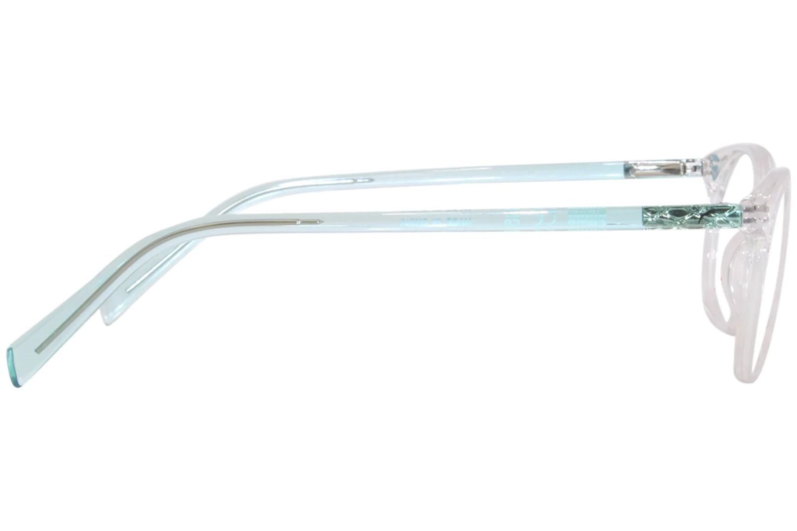 Puma Junior PJ0031O 004 Eyeglasses Youth Crystal/Green FullRim Square Shape 49mm 4